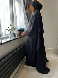 Image 2 of Aya Cape Abaya - Black 