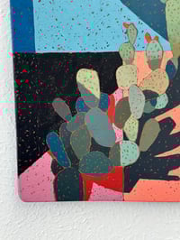 Image 3 of The Shadow - 9x14" Acrylic On Wood