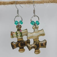 Image 2 of Puzzle Piece Earrings Script