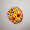 Pizza Wood Slice Paintings