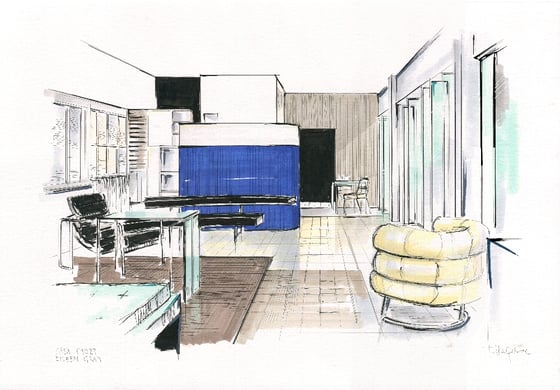 Image of Casa E1027. Eileen Gray.
