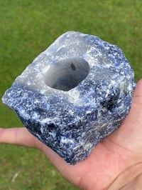 Image 5 of Sodalite Candle / Sphere Holder #1847