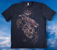 Image 1 of “CYCLES OF NATURE” BLEACH PAINTED T-SHIRT 2XL