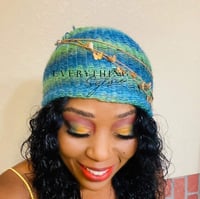 Image 2 of Green Dream Knitted Headwear