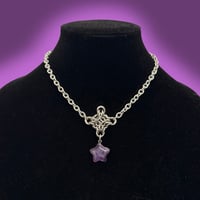 Image 1 of Amethyst Stars Necklace