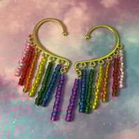 Image 2 of Rainbow Ear Cuffs