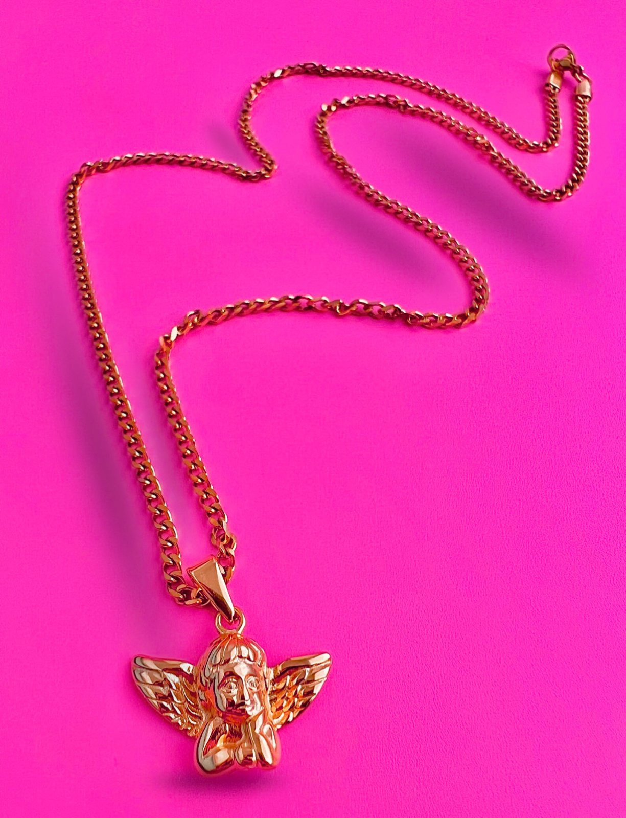 Cherub necklace deals