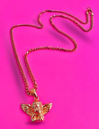 Image 2 of SOLID CHERUB NECKLACE 