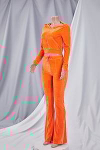 Image 3 of “ Orange Velvet ” Jogger