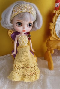 Image 3 of Blythe doll with crochet outfit Holidays edition 