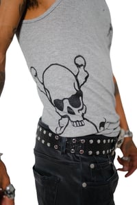 Image 4 of GREY SKULL TANK