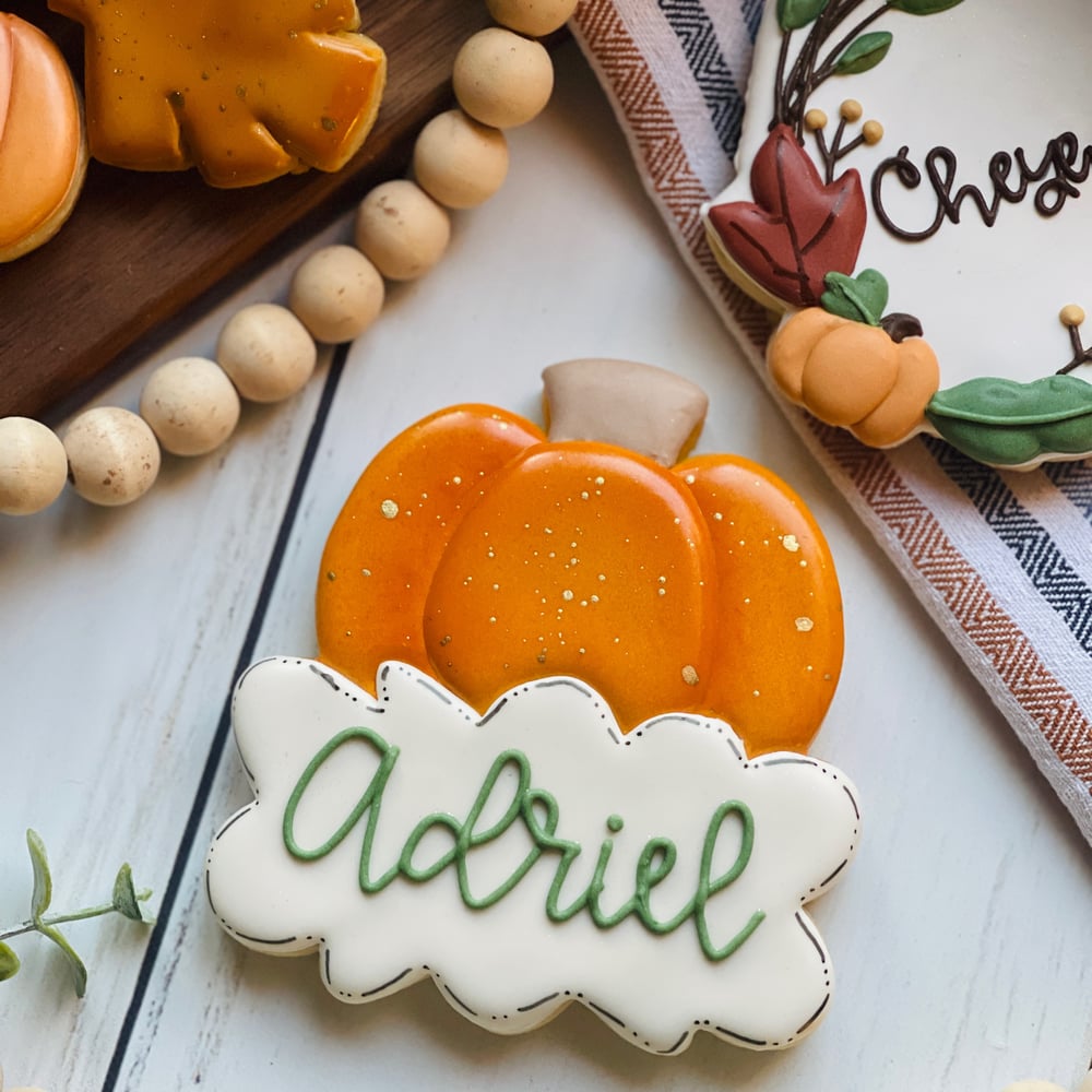 Image of Pumpkin Cookie Plaque