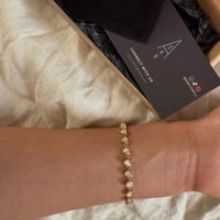 Image 4 of Iced Hearts Bracelet