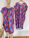 Milano dress with pockets - Aurora, notherns lights