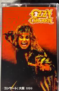 Image 1 of Ozzy Osbourne “Japan 1986” cassette