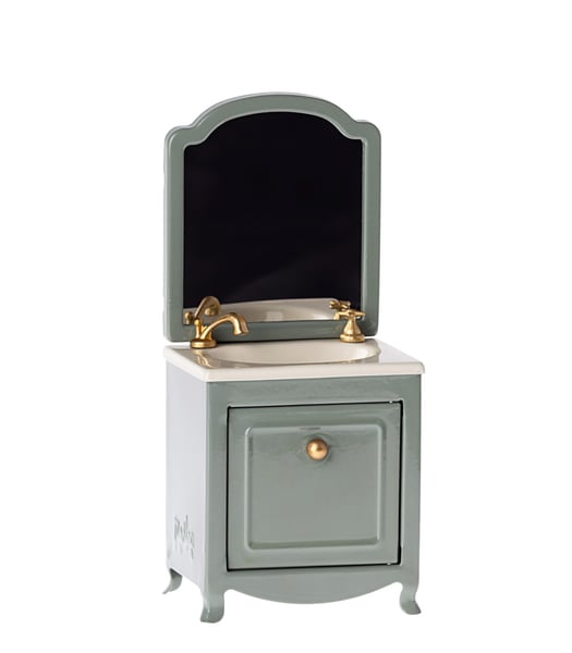 Image of Maileg - Miniature Sink Dresser & Mirror mint