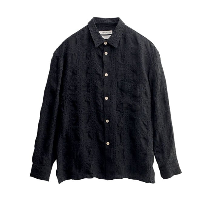 Image of A KIND OF GUISE GUSTO SHIRT FADED BLACK SERCHECK
