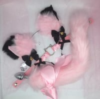 Pink / Black Petplay Set 🐱💕🐾