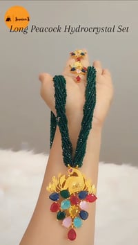 Image 2 of Premium Quality Peacock Hydropote Long Necklace