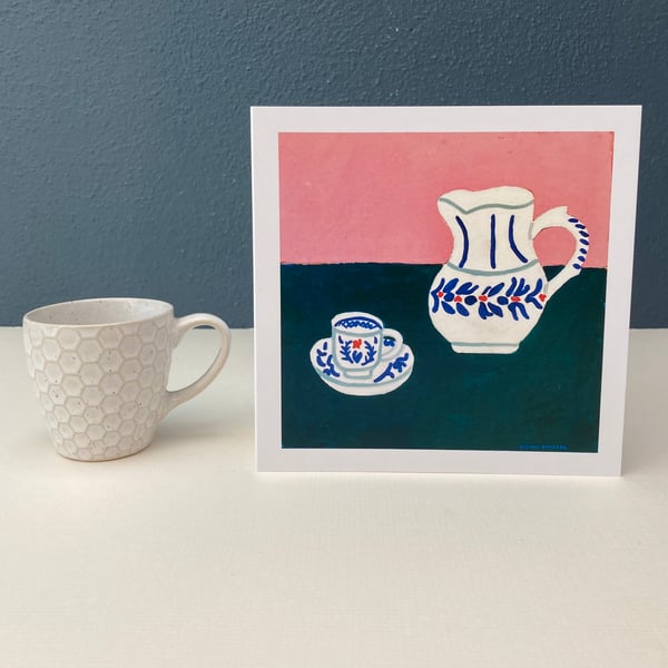 Image of ‘Matisse Cup and Jug ‘ card