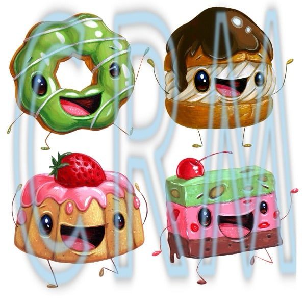 Image of Pastries 4 Tubes