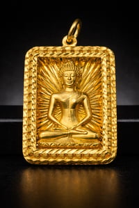 24k Buddha Pendant 