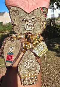 Image 1 of Cloth Gorg girl Butterfly Stack w/ring