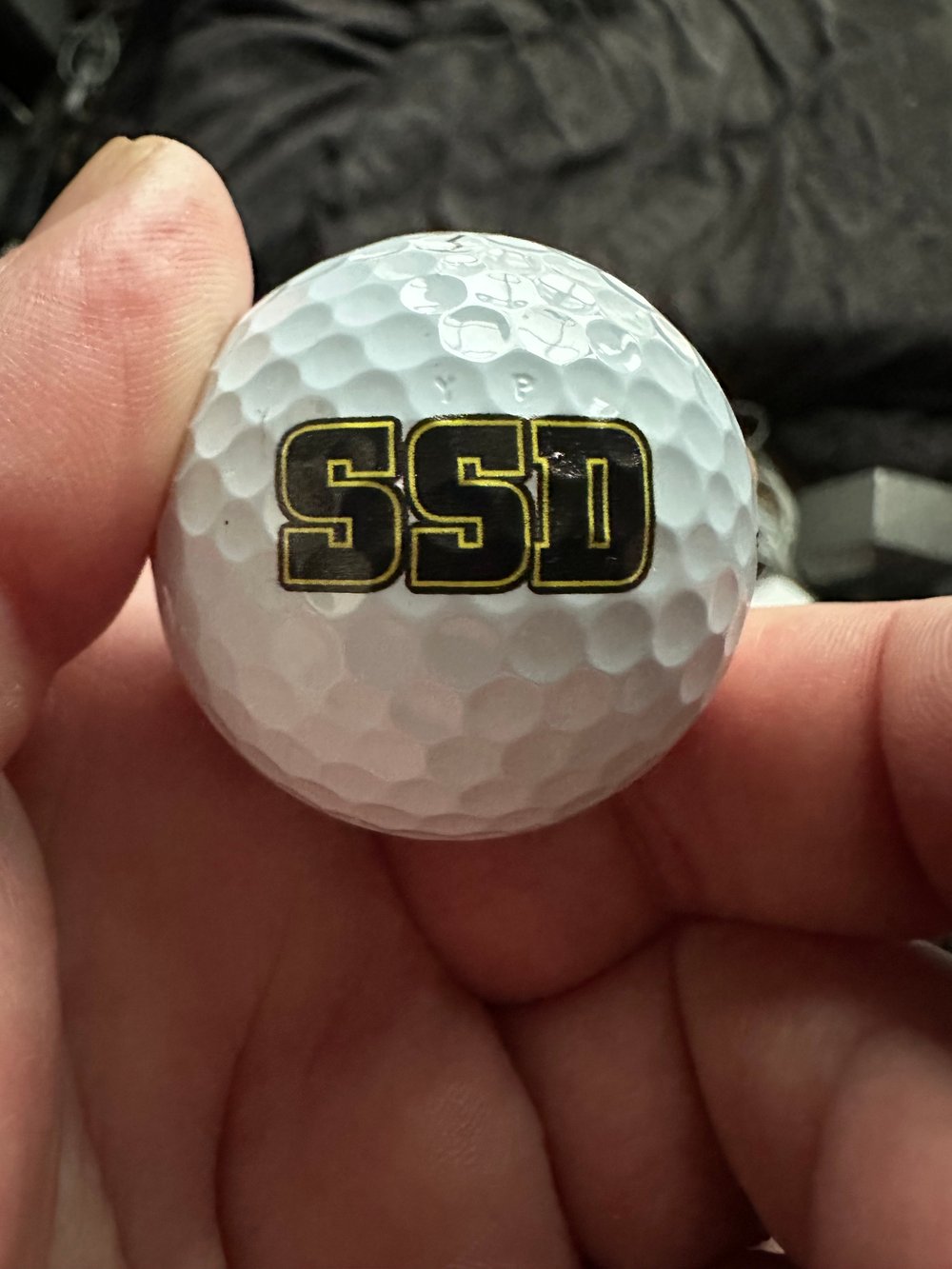 SSD Hardcore Punk Rock Golf Ball & Golf Ball Marker 