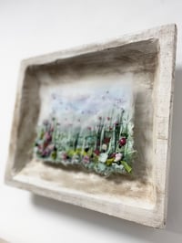 Image 3 of Framed Embroidered Meadow 