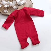 Image 3 of Newborn photoshooting romper | red