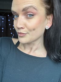 Image 3 of Náušnice Hope barevné zrcadlové lesk & mat a černé a bílé