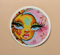 Image 1 of SUN N MOON VINYL STICKER