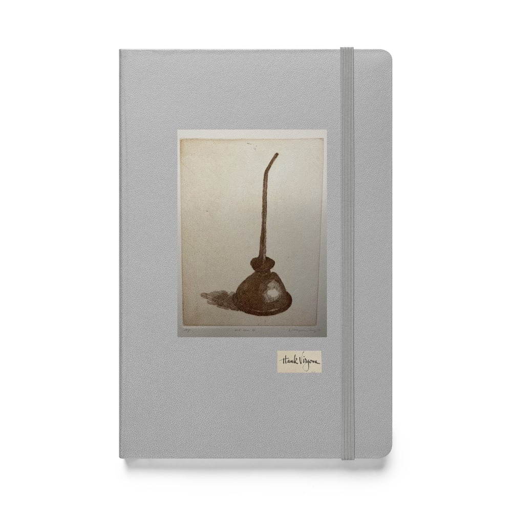 Oil Can Etching, 1973 Virgona Hardcover bound notebook