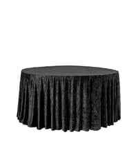 Black Velvet Tablecloth 