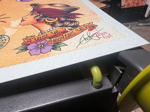 Image of Disney Inspired 2026 Traditional Tattoo Flash Sheet: Dis26A 11x14