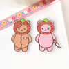 Strawberry Bears BFF Enamel Pins
