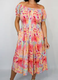 Harmony - Barot Midi Dress Animal Print 