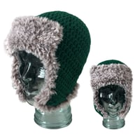 Hunter Green Trapper Hat 