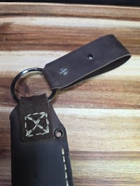 Image 3 of Leather Sheath for 8" Fixed Blade