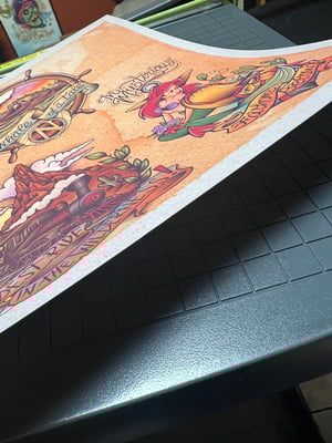 Image of Disney Inspired Traditional Tattoo Flash Sheet: D17 11x14