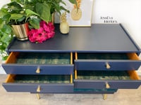 Image 5 of Navy Blue Nathan Cabinet / Compact Sideboard / Drinks Cabinet