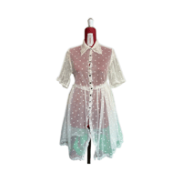 Image 1 of Polka Dot Lace Layer Dress