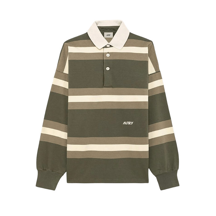 Image of AUTRY STRIPED RUGBY POLO