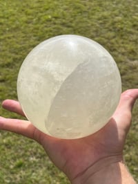 Image 12 of Large Calcite Sphere With Rainbows #2259
