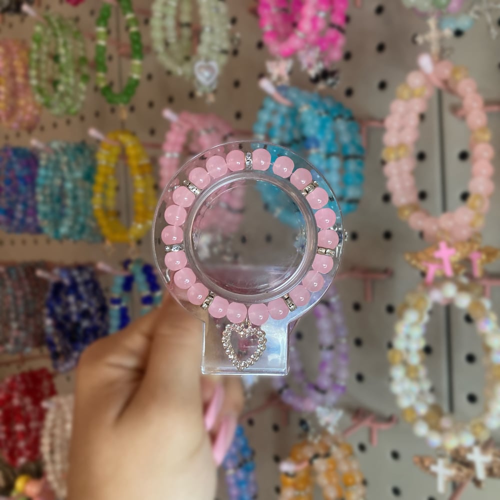 Image of Diamond Heart Pink