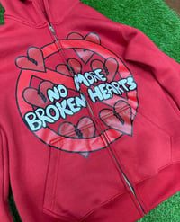 Image 3 of “No More Broken Hearts” Zip-Ups