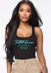 TATTD QUEEN ORIGINAL TANK!! BLACK&TEAL 🖤🩵