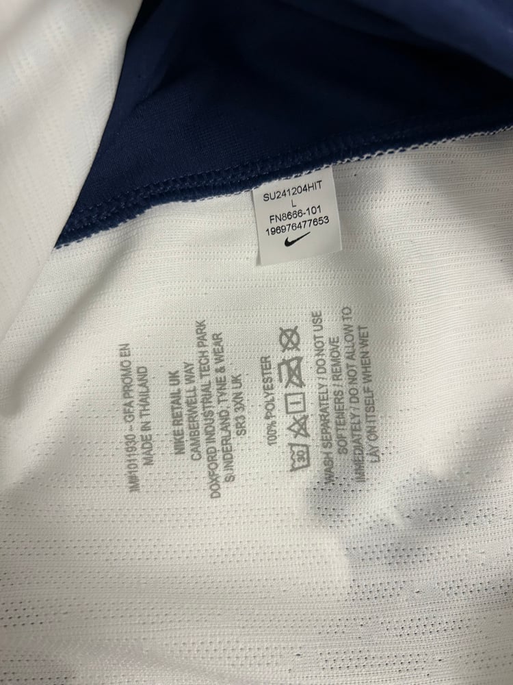 Image of Tottenham Hotspur “VAN DE VEN 37” Vaporknit 2024/25 Home Europa Final Shirt   (L)