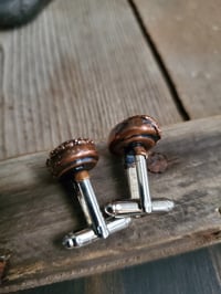 Image 3 of Labradorite Cufflinks (#2)