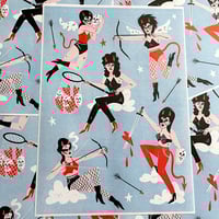 Image 1 of LOVE DEVILS A3 RISOGRAPH PRINT